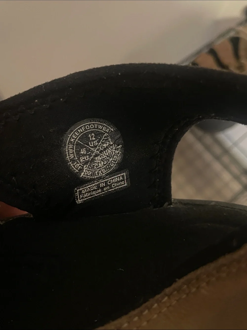 Keen Brown and Black Leather Closed-Toe Hiking Sandals